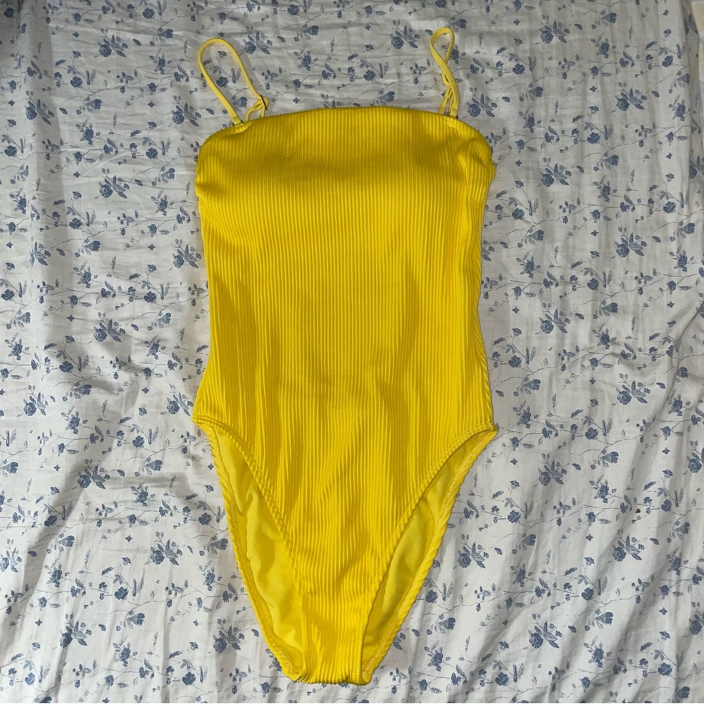 Open Back One Piece Bathing Suit